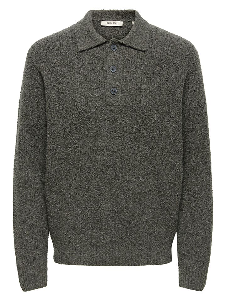 ONLY & SONS Pullover "Dale" in Grau - M