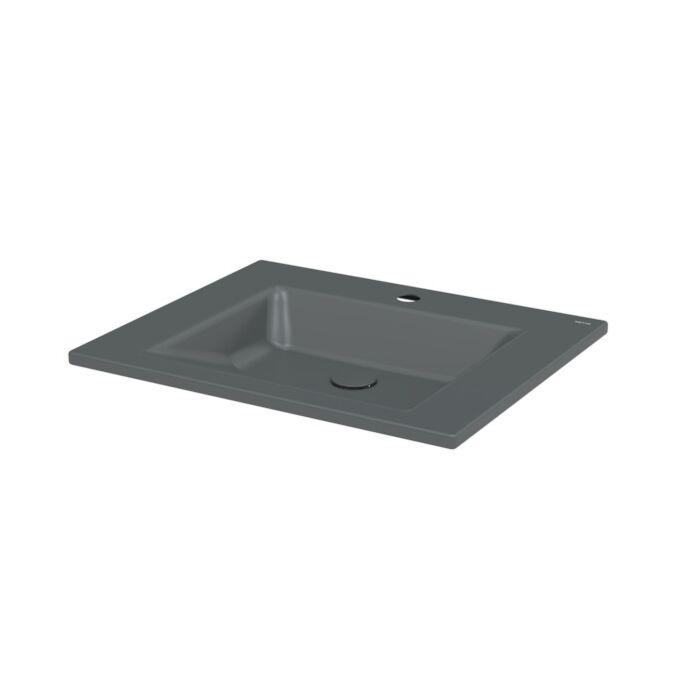 Bette BetteAqua Einbau-Waschtisch A070-403HLW1,PW 60x49,5cm, HLW1,PW, smoke