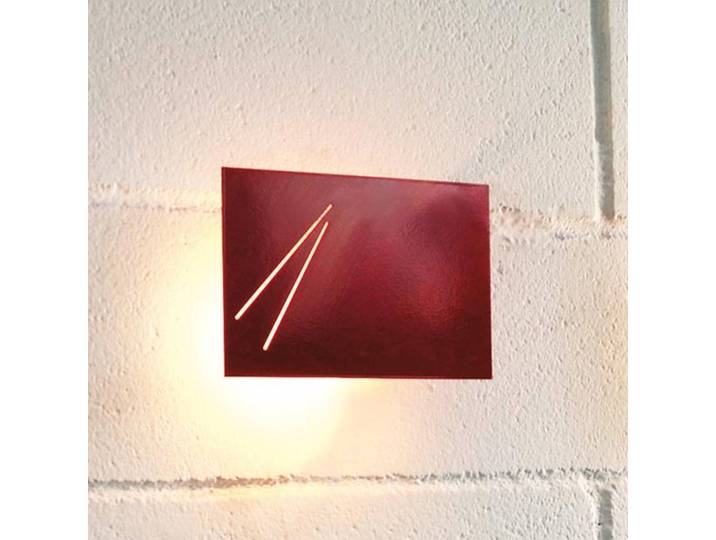 Knikerboker Designer Wandlampe Des.agn, rot, für Wohn- / Esszimmer, Metall, Modern, Wandleuchte, Wandlampe Innen