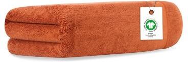 Delara Organic Cotton Luxuriously Plush Bath Towel, GOTS & OEKO-TEX Certified, 650 GSM Long Staple, Quick Dry & Ultra-Absorbent