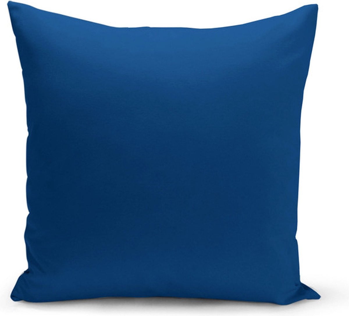 De Groen Home Kussensloop Velvet Effen donkerblauw 45 x 45 cm