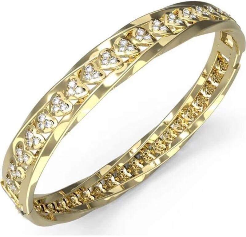 Anillo Guess Jubb04601jwygs Dorado 25cm Mujer