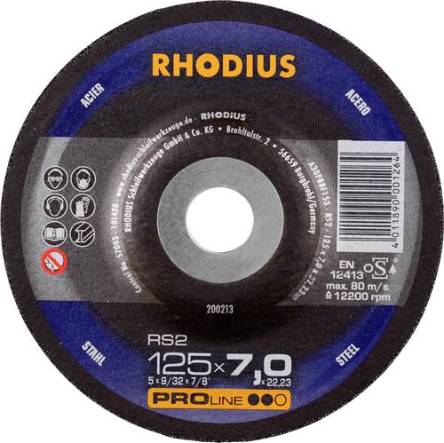 Rhodius 211782 RS2 X-LOCK Schruppscheibe Stahl 10St.