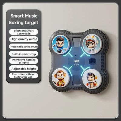 Music Interactive Boxing Target Training Machine black
