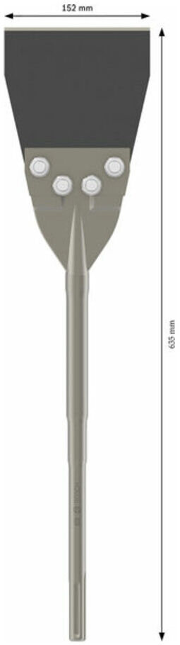 Bosch PRO SDS max Bodenschaber, 152 x 635 mm (2608690612)
