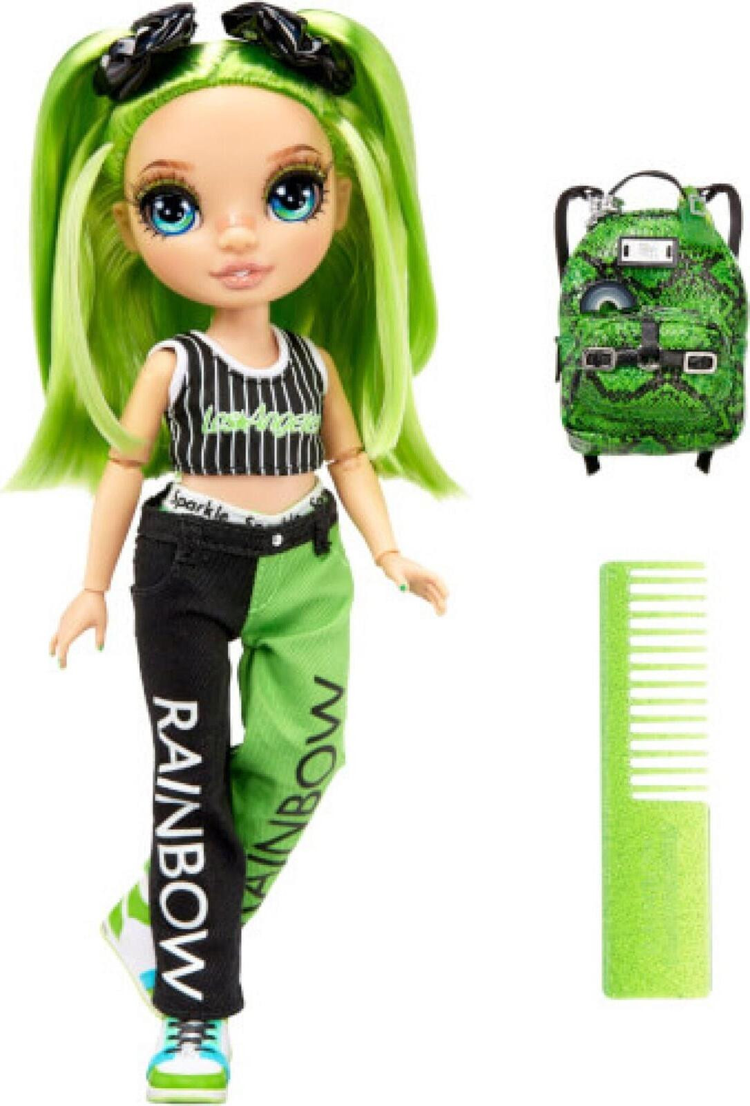 Rainbow High Junior High Fashionpop Jade Hunter modepop voor meisjes, groen
