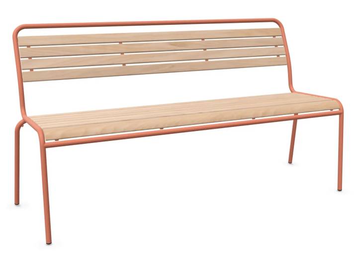 Holzlatten-3er-Bank Rigi von Schaffner / Farbe: Geölt / Grösse: 159 x 61 cm