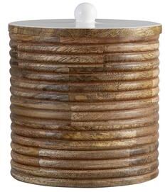 DBKD Mango Wood Canisters Set of 2
