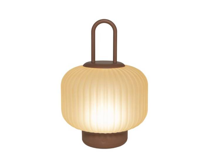 Laterne Glas, mit USB-Kabel terra