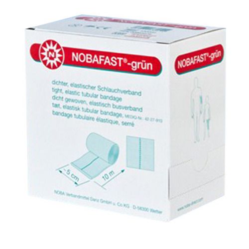 Nobafast Schlauchverband elastisch Gr.2 10 m grün 1 St Verband