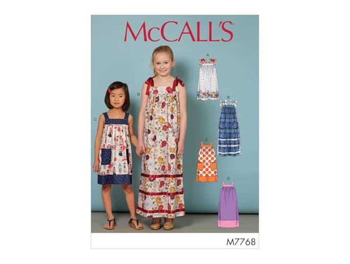 McCall's M7761, naaipatroon, sjabloon, papier, wit, alle maten in één envelop