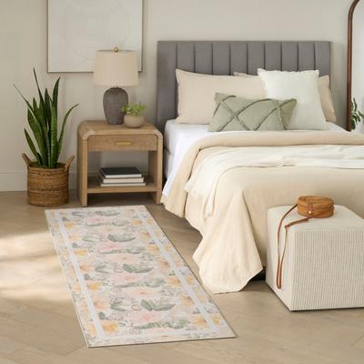 Nourison Botanical Washables Indoor only Floral Area Rug