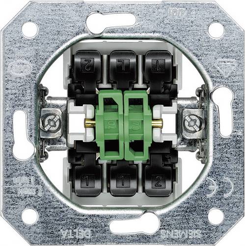 Siemens Schalterprogramm Einsatz Wechselschalter Delta Aluminium (Metallic) 5TA2118 1 St.