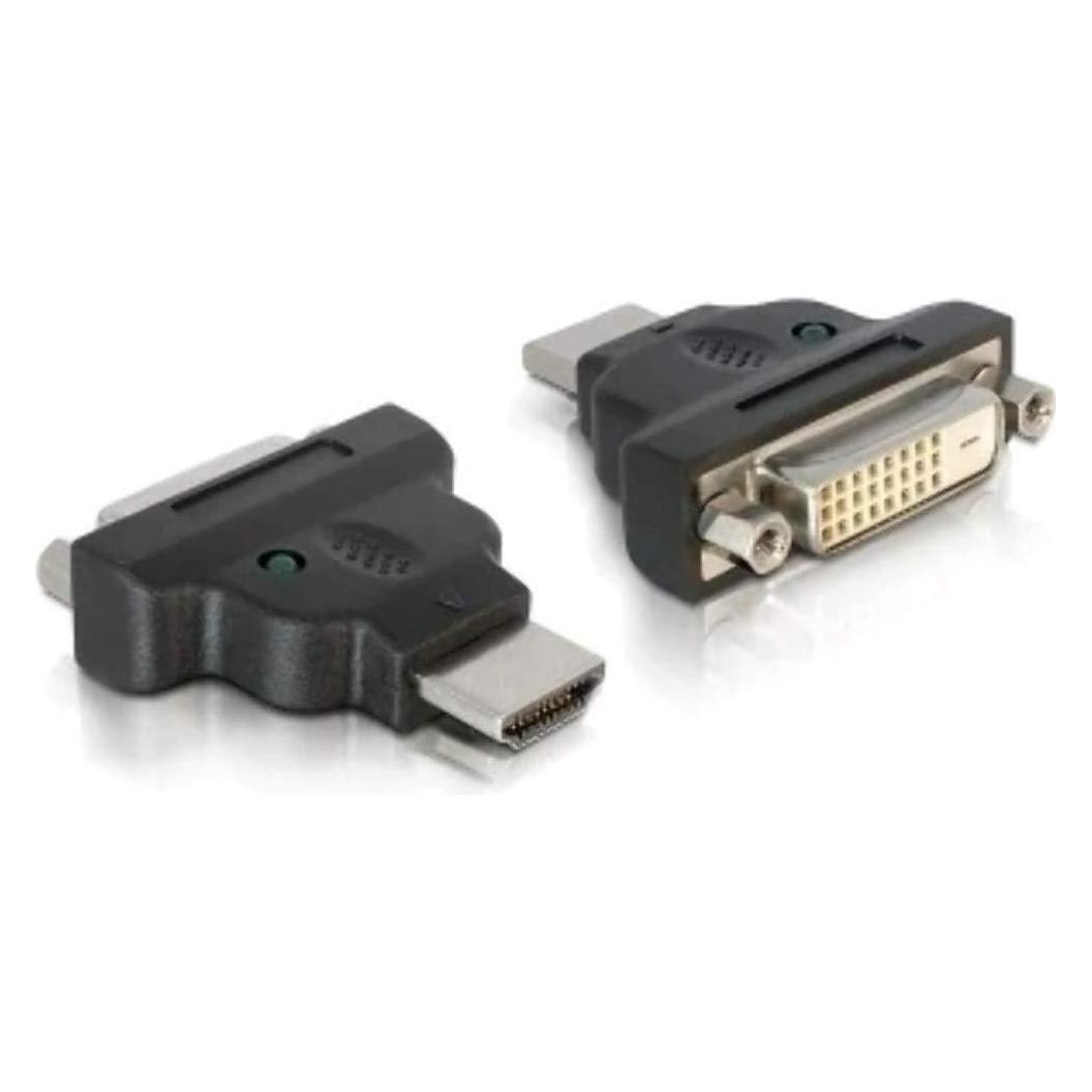 Delock Adapter HDMI Stecker > DVI-25pin Buchse (HDMI) (65020)