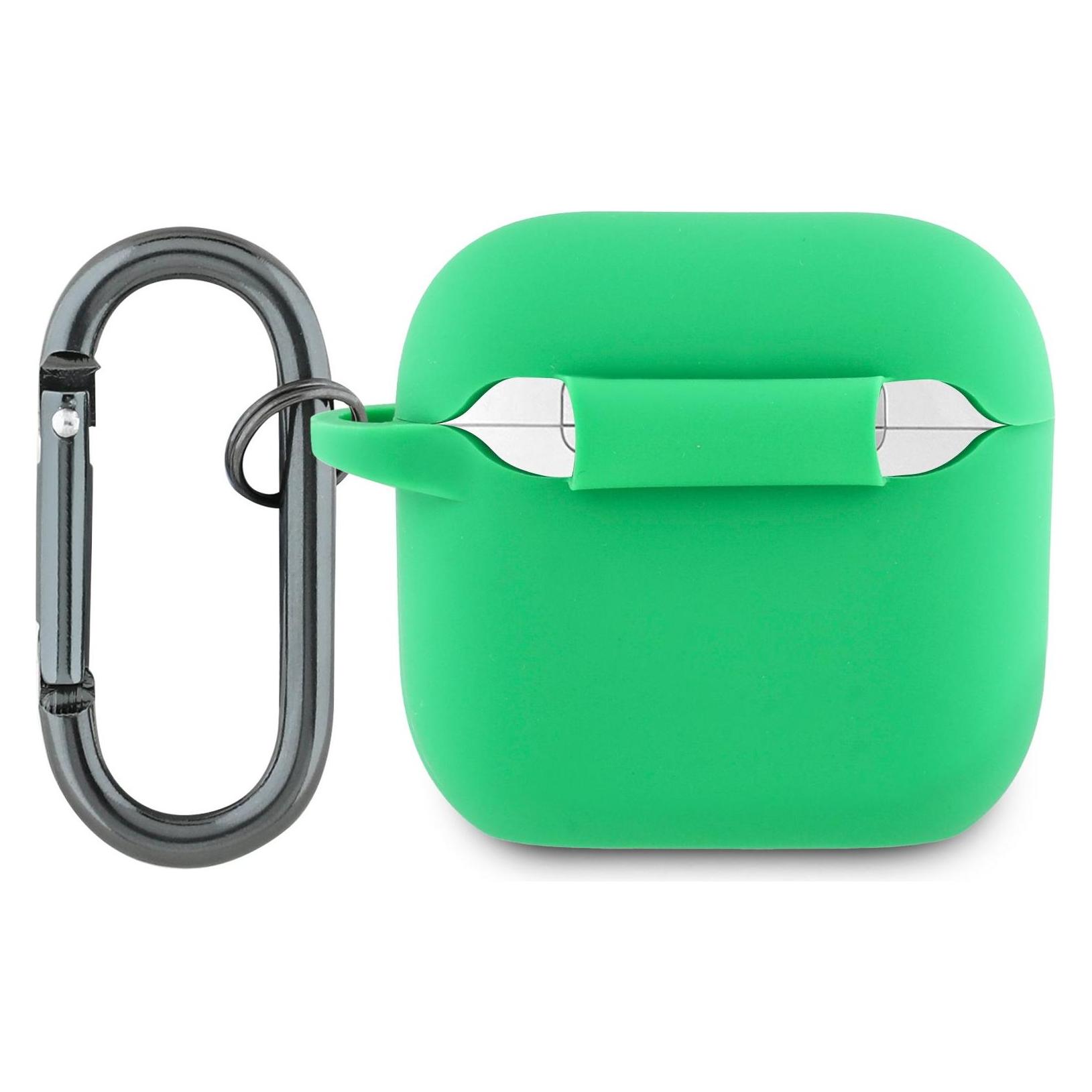 Lacoste LCA4SLON AirPods 4 cover green Silicone Croc Logo (Kopfhörer Hülle) (LCA4SLON)