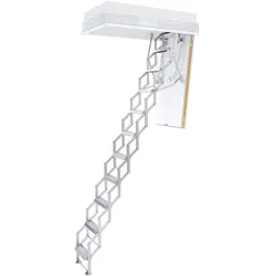 Roto Scherentreppe Ecco bis 275cm Raumhöhe 120x70cm Rohbaumaß