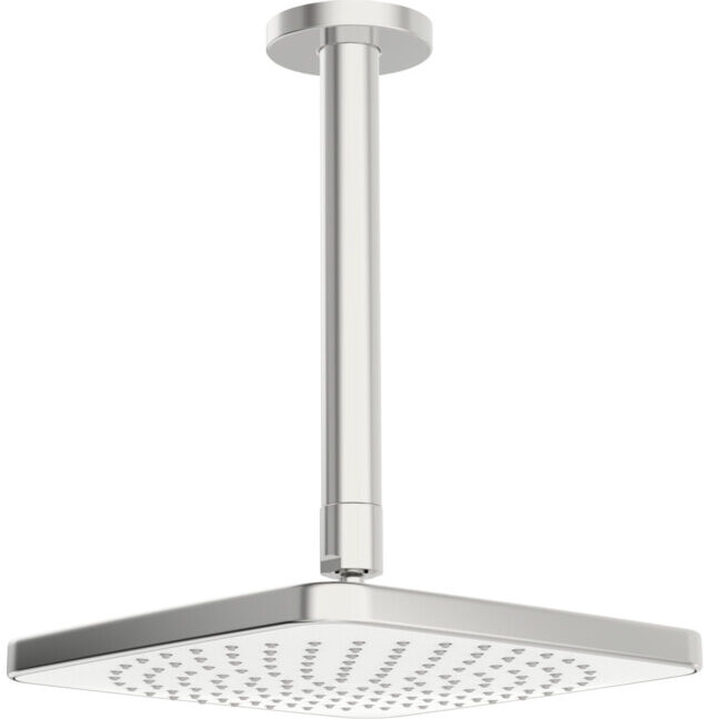Hansa HANSABASICJET Pomme de douche anti-calcaire, plafond, 1 jet, chrome (44370200)