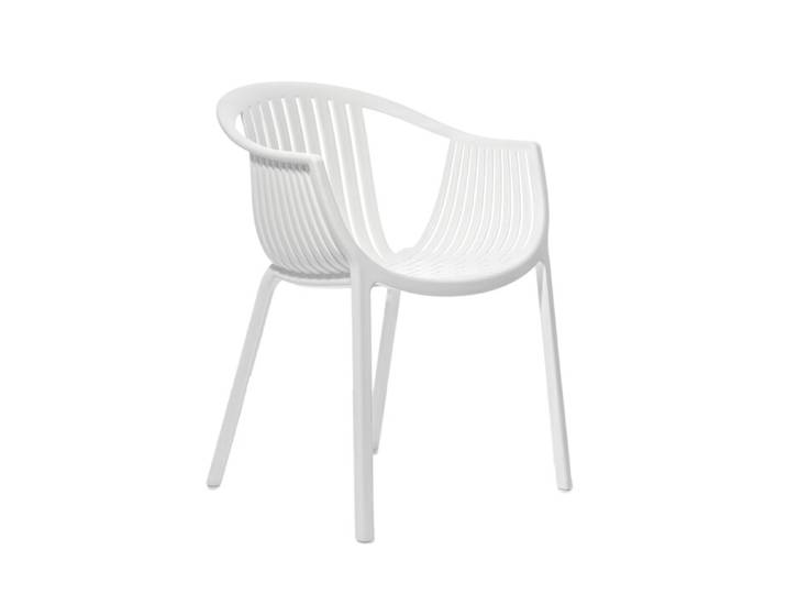 Sessel Tatami Pedrali weiß, Designer Pocci & Dondoli, 58x78x61.5 cm
