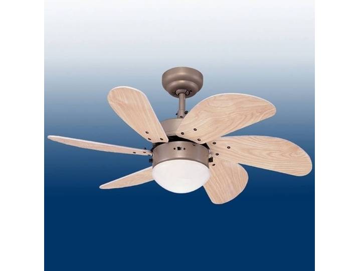 Westinghouse Turbo Swirl Ventilator m. 2 Schaltern TURBO, Holz hell, Holz