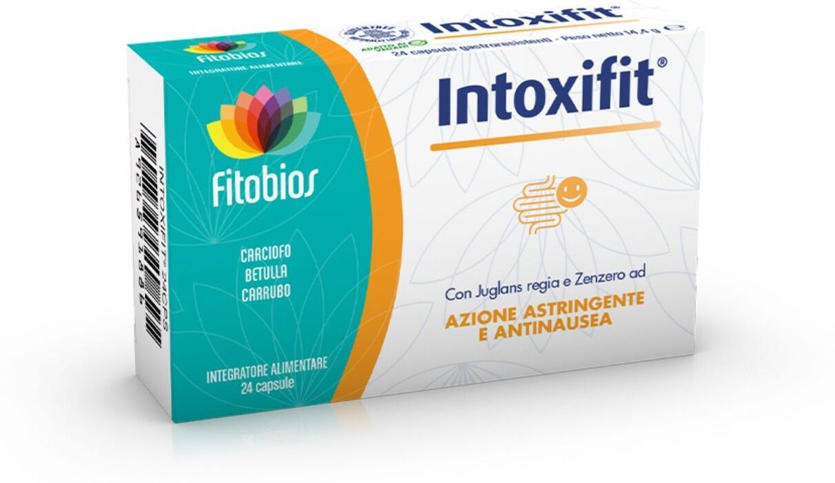 FITOBIOS Srl Intoxifit 24 Capsule - Integratore Detox Naturale