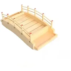 Holz Sushi servieren Brücke 53x24x13cm