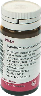 WALA Heilmittel GmbH ACONITUM E tubere D 6 Globuli 20 g 08783332