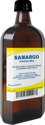 AGEV Gesundheitsmittel GmbH SANARGO kolloidales Silber Flaschen 500 ml 10186684