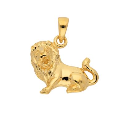 Kettenanhänger ADELIA´S "585 Gold Sternzeichen Anhänger Löwe", gold, Schmuckanhänger, Herren, Löwe, Gold, Kettenanhänger, Goldschmuck für Damen & Herren