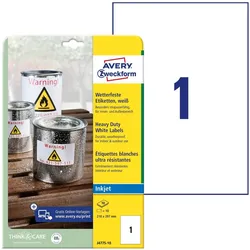Avery, Etiketten, Etiketten