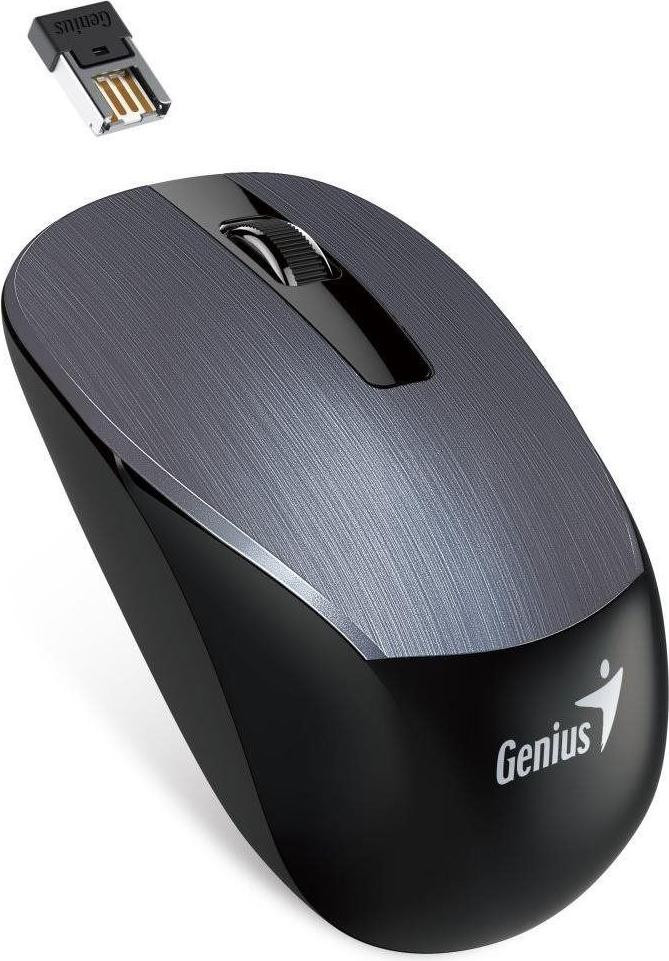 Genius NX-7015 Draadloze Optische Kantoormuis met 1600 DPI - Grijs
