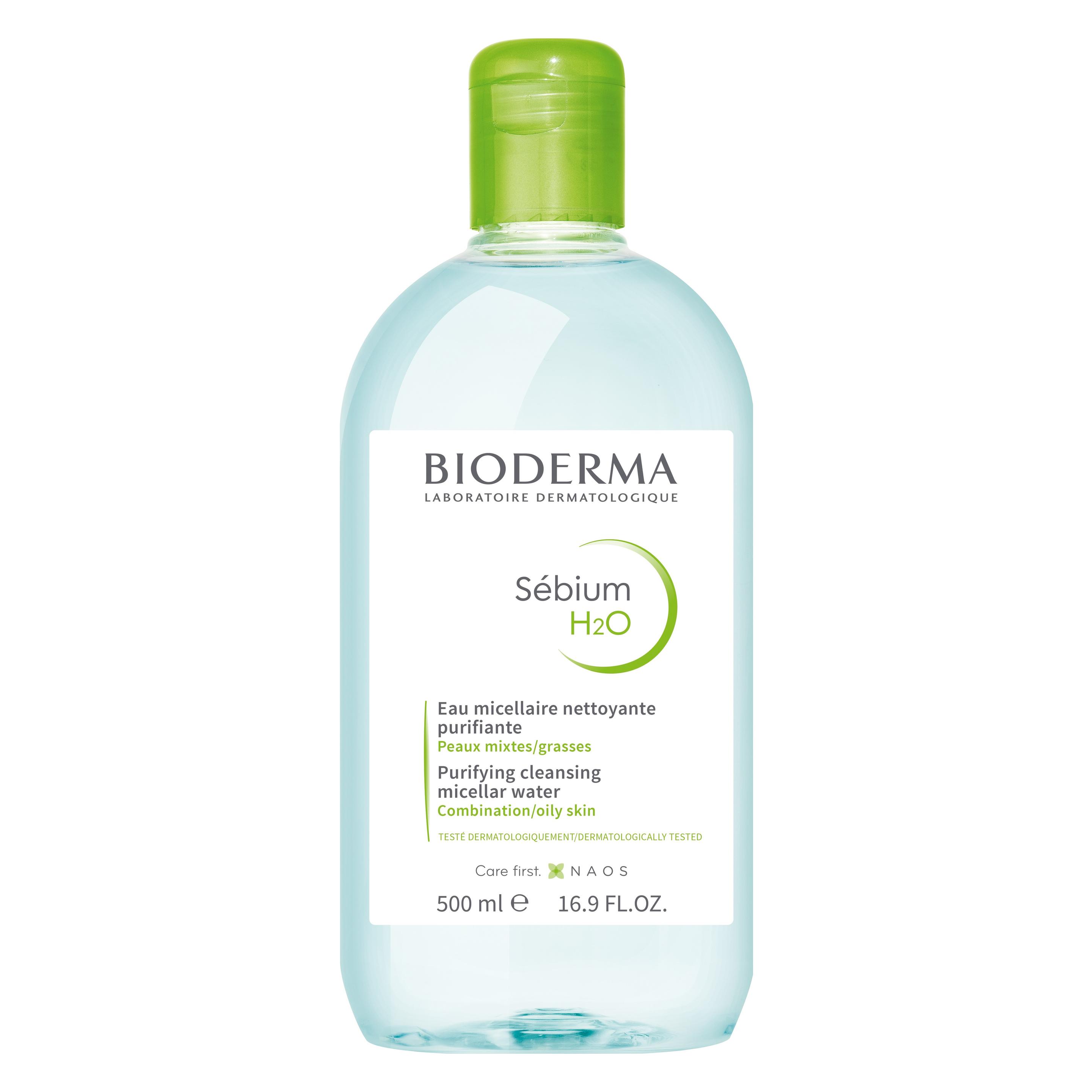 Bioderma Sebium H2o (Gesichtswasser, Mizellenwasser, 500 ml) (28642A)
