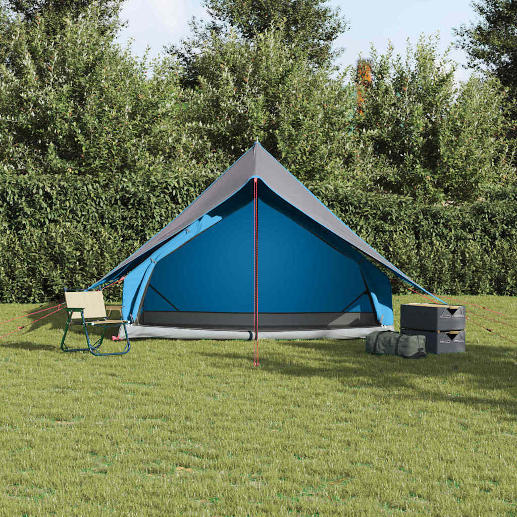 vidaXL Tente familiale 256 x 256 x 185 cm Polyester et Fibre de Verre