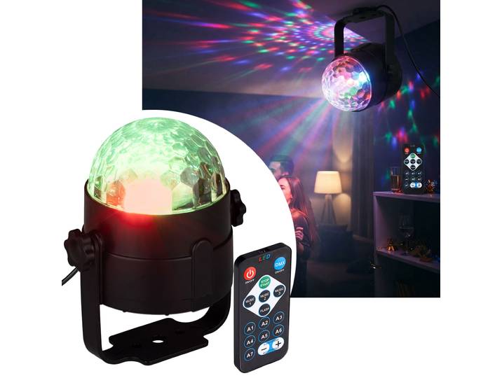 Disco-Lichtprojektor mit Musiksensor & Fernbedienung