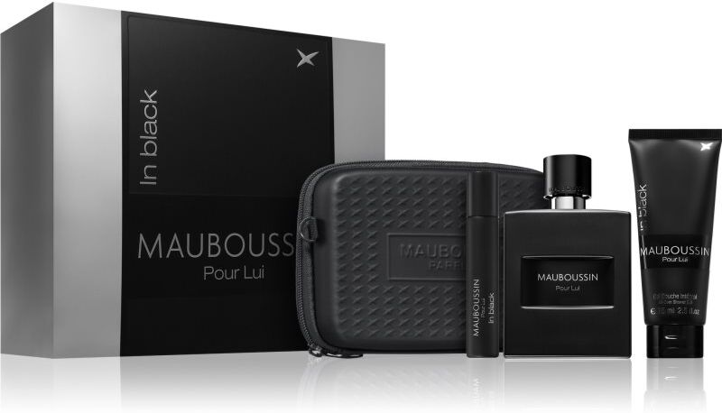 Mauboussin Prestige Set Pour Lui In Black coffret cadeau pour homme 4 pcs