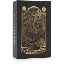 Gold Foil Tarot Set with Book - Gift Box