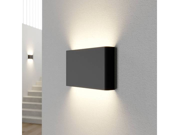 Wandleuchte Haga Nowodvorski Lighting, dimmbar, schwarz, für Wohn- / Esszimmer, Metall, Modern