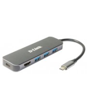 D-Link 5-IN-1 USB-C HUB DOCKING Kabel Digital/Daten Digital/Display/Video (DUB-2333)