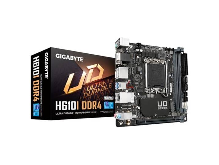Gigabyte H610I DDR4 (Socket LGA1700) Mini ITX Moederbord