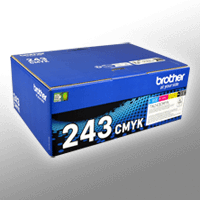 4 Brother Toner TN-243CMYK Multipack KCMY