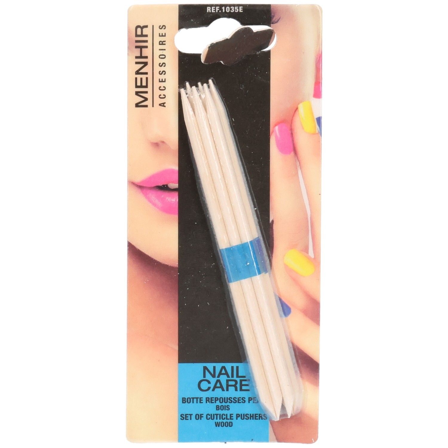 Menher Accessoires Nail Care Velletjesduwer Hout 10 St Stäbchen