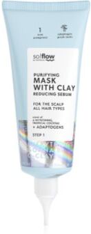 so!flow Purifying Mask Reducing Sebum máscara de limpeza profunda para o couro cabeludo oleoso 100 ml. Purifying Mask Reducing Sebum