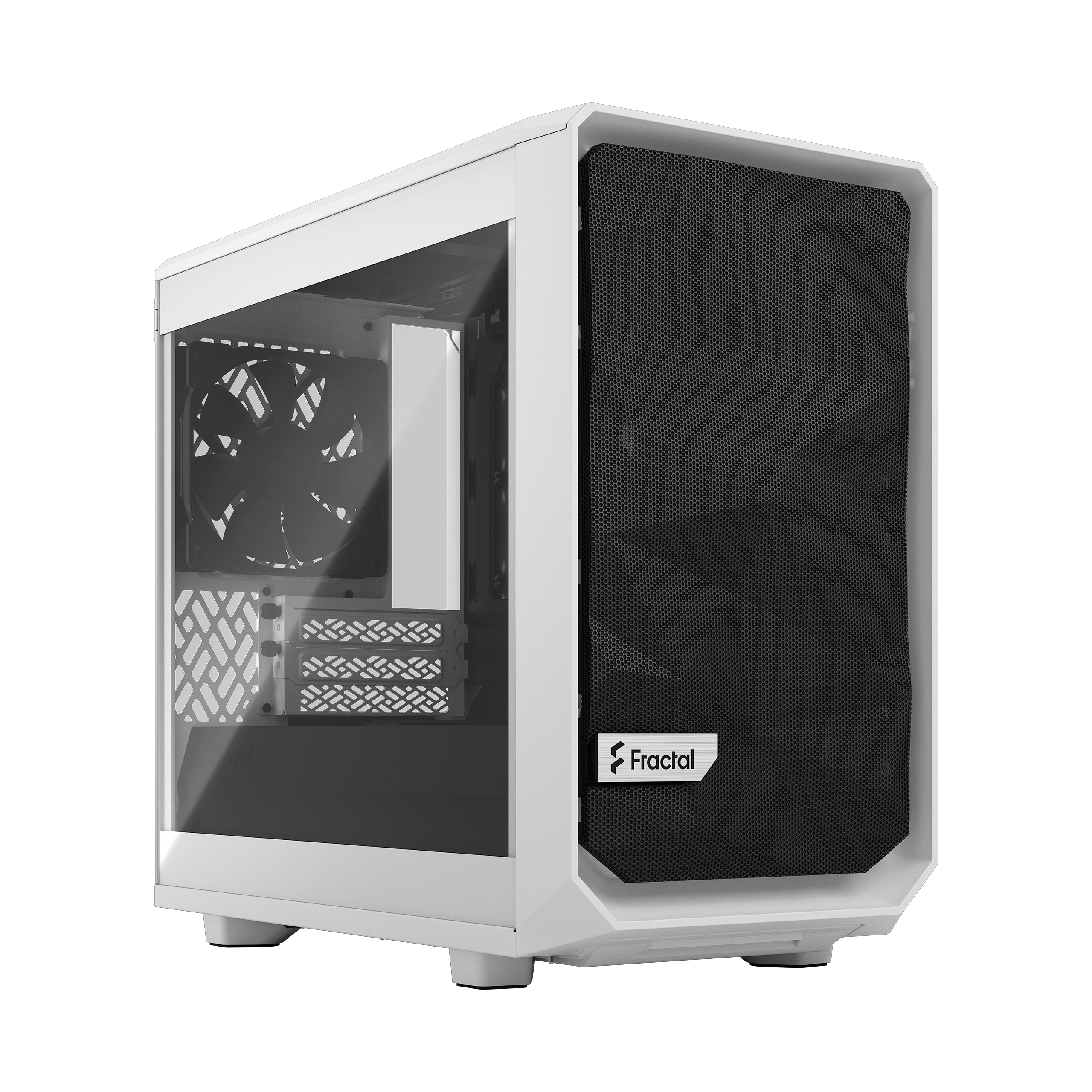 Fractal Design Meshify 2 Nano Gaming Gehäuse White TG Dark Tint FD-C-MES2N-02