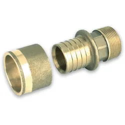 Pressübergang für Fernwärmeleitung Heizung, PN6 (Ausführung: 5''AG - 125 mm)