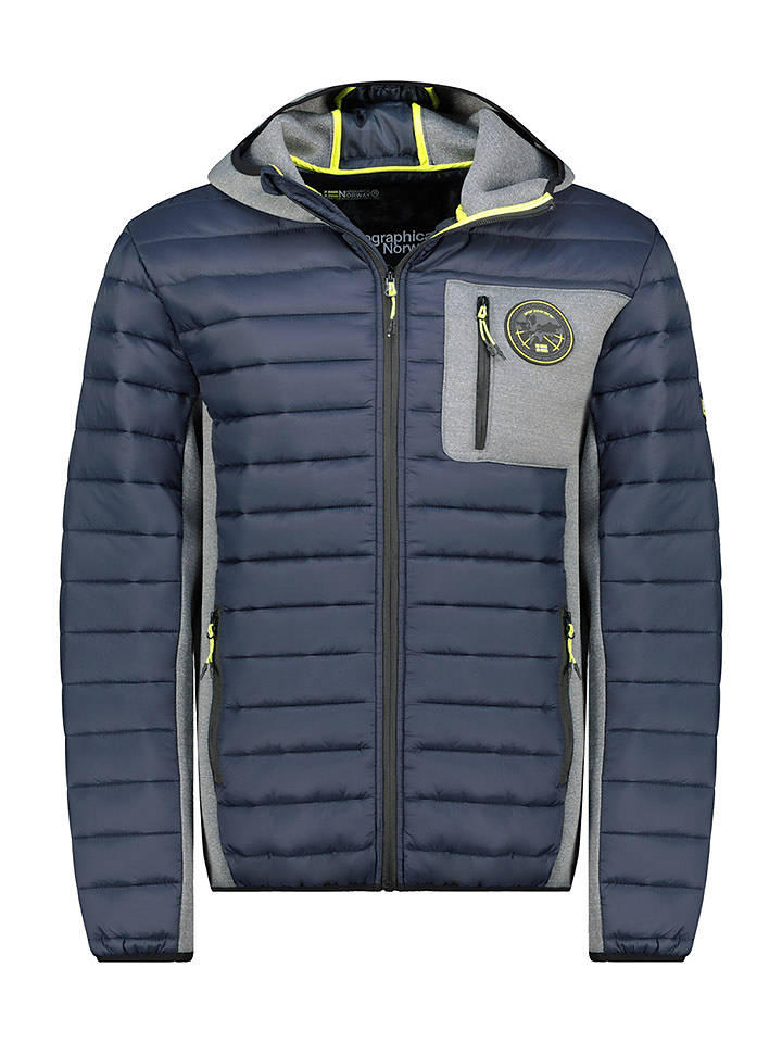 Geographical Norway Übergangsjacke "Boaz" in Dunkelblau/ Grau - M