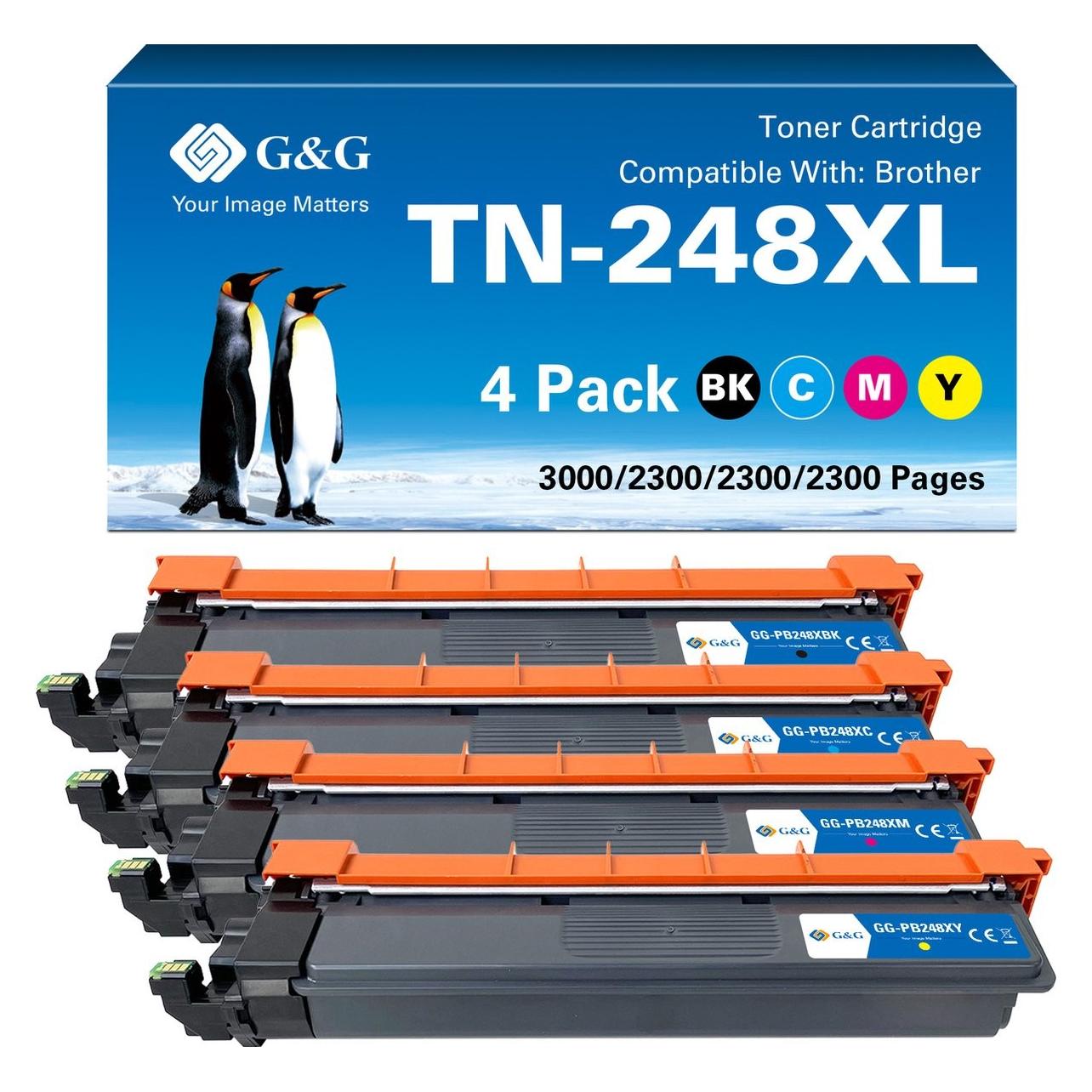 G&G Toner kompatibel mit Brother TN248XL CMYK (21672)