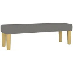 vidaXL Sitzbank Dunkelgrau 100x30x30 cm Stoff