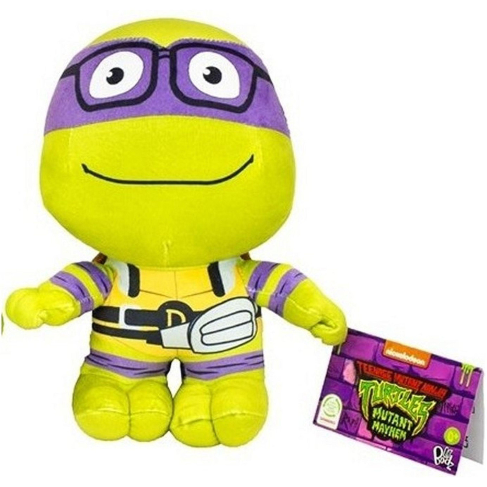 Sambro International Teenage Mutant Ninja Turtles Donatello pluche knuffel, paars, 28 cm