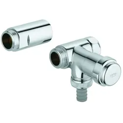 Grohe WAS-Ventil "Batterie" 41043000 DN20, Anschluss rechts für 1/2", chrom