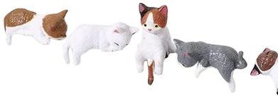 Inspire Essentials Mini Cat Figurine Decorative Desk Ornament Cute Animal Statue For Shelf And Table Decor 1