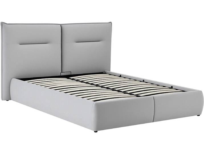 Kastenbett SALTO 140x200cm stoff grau